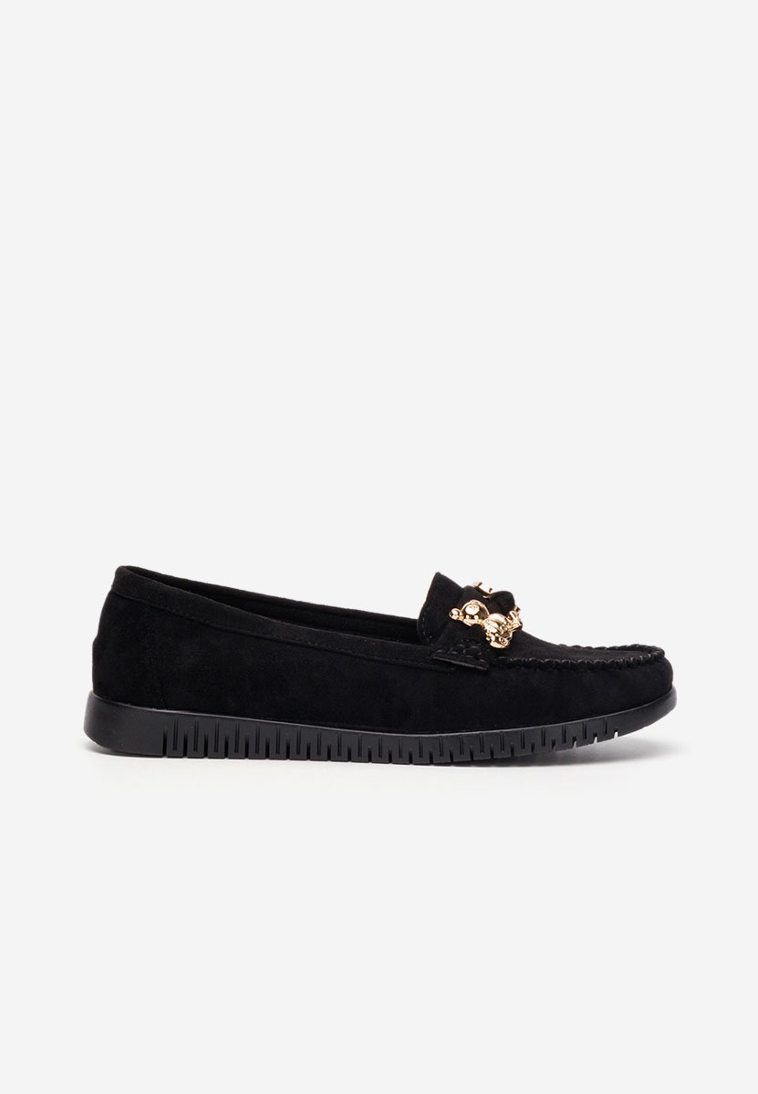 Mocassins femme noirs Maritia