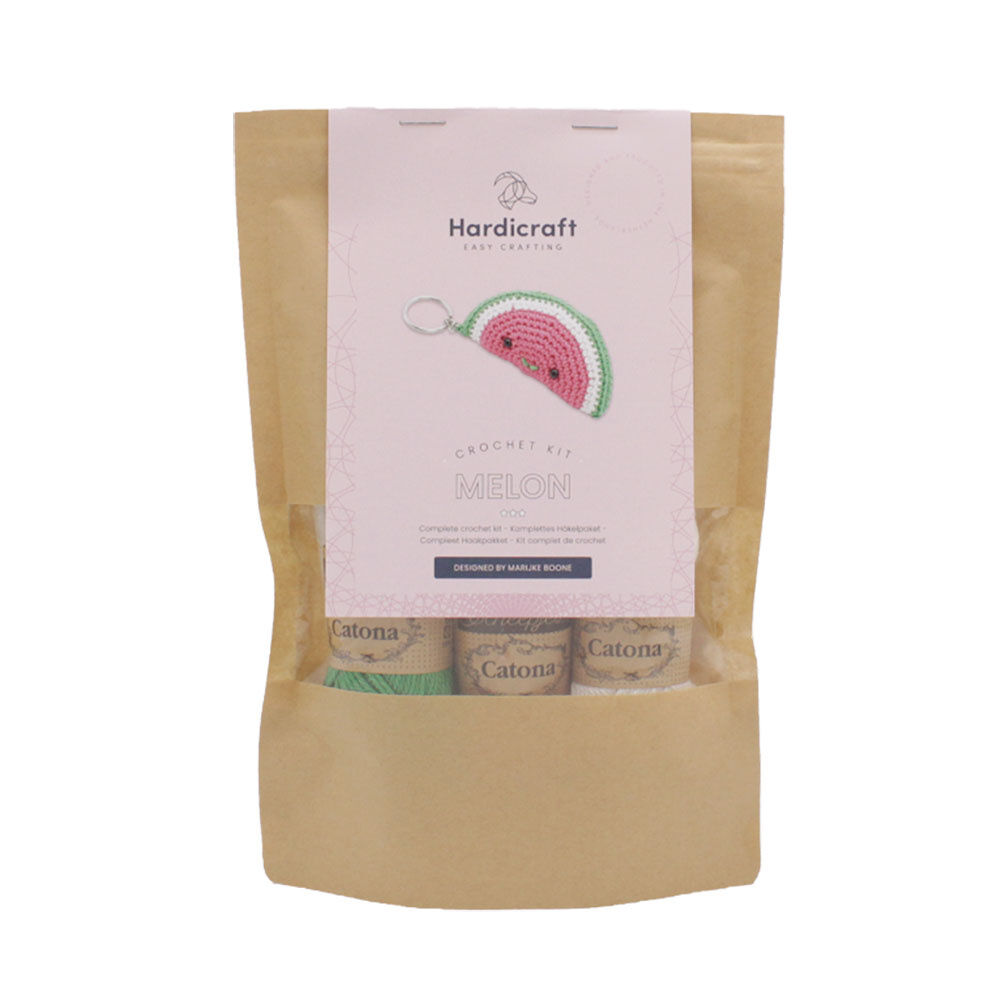 Hardicraft Häkelset Melone, Schlüsselanhänger
