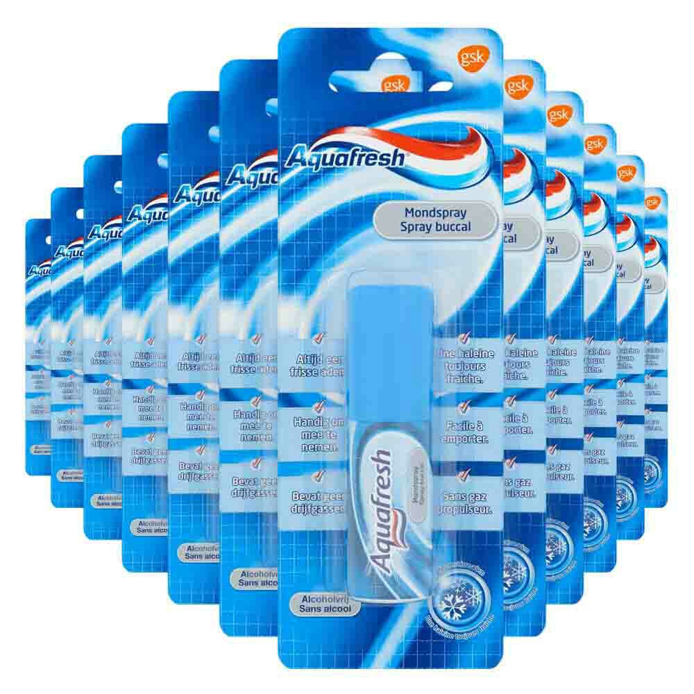 12x Aquafresh Mondspray 15 ml