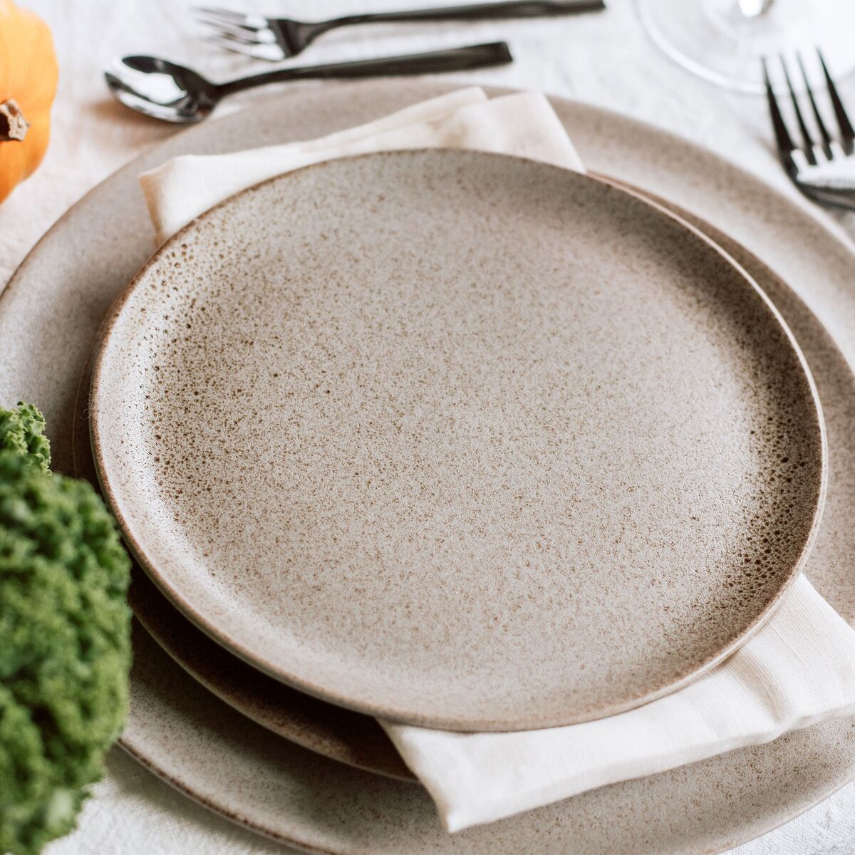 RAW middagstallerken 28 cm, sandy beige