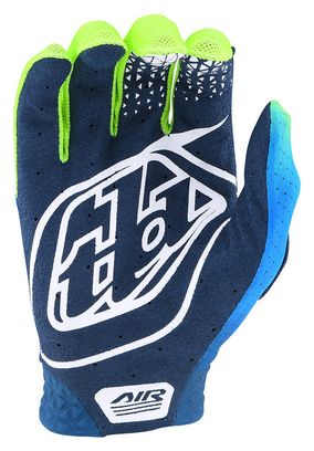 Gants Troy Lee Designs Air Jet Fuel Navy Bleu/Jaune