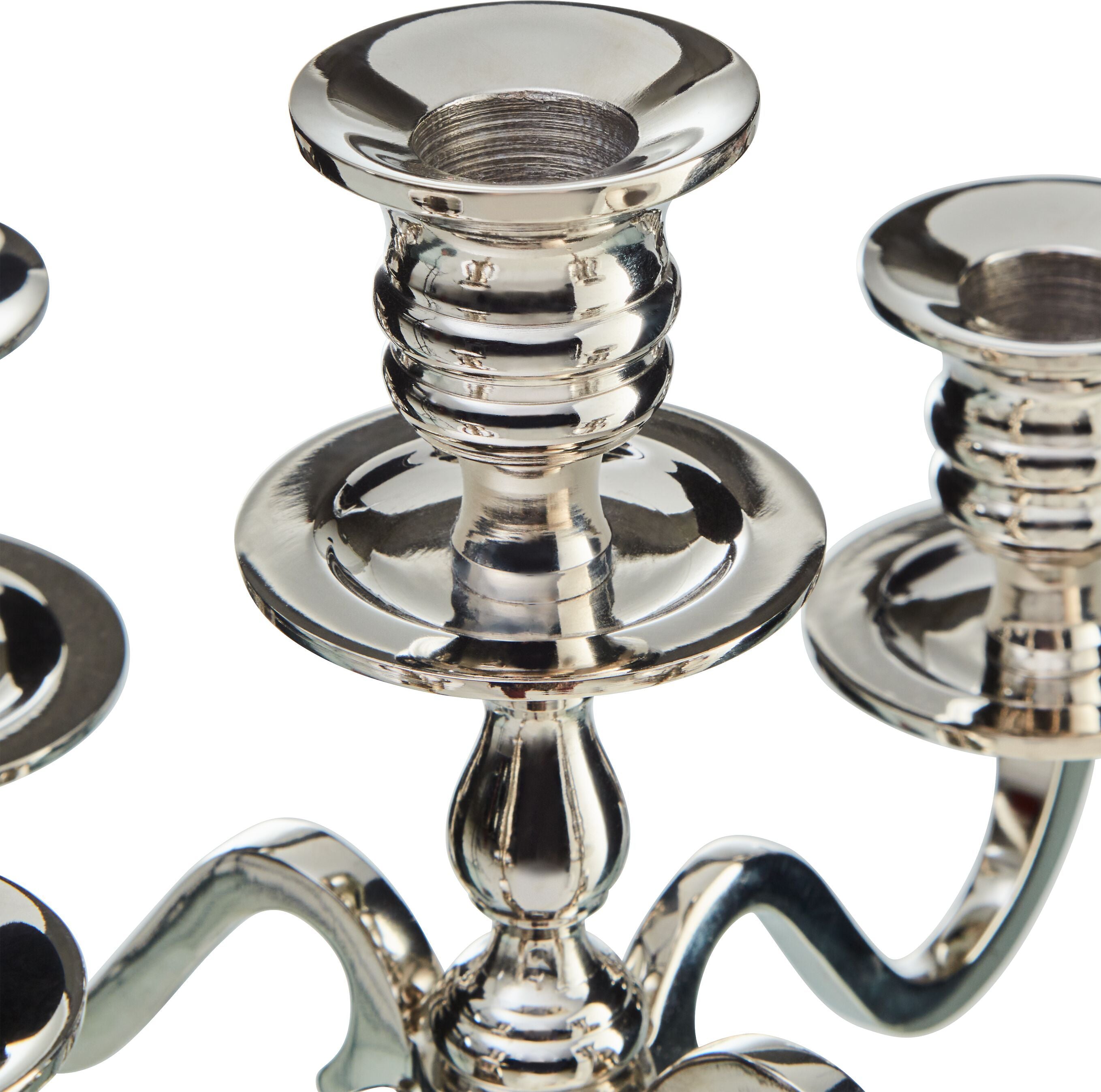BETTY Kerzenständer - Silber / H: 3.2 cm
