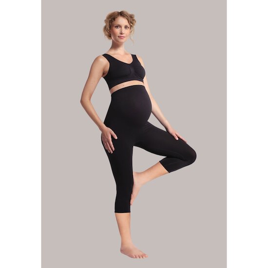 Legging de Grossesse soutien & confort 3/4   Noir        de               Carriwell