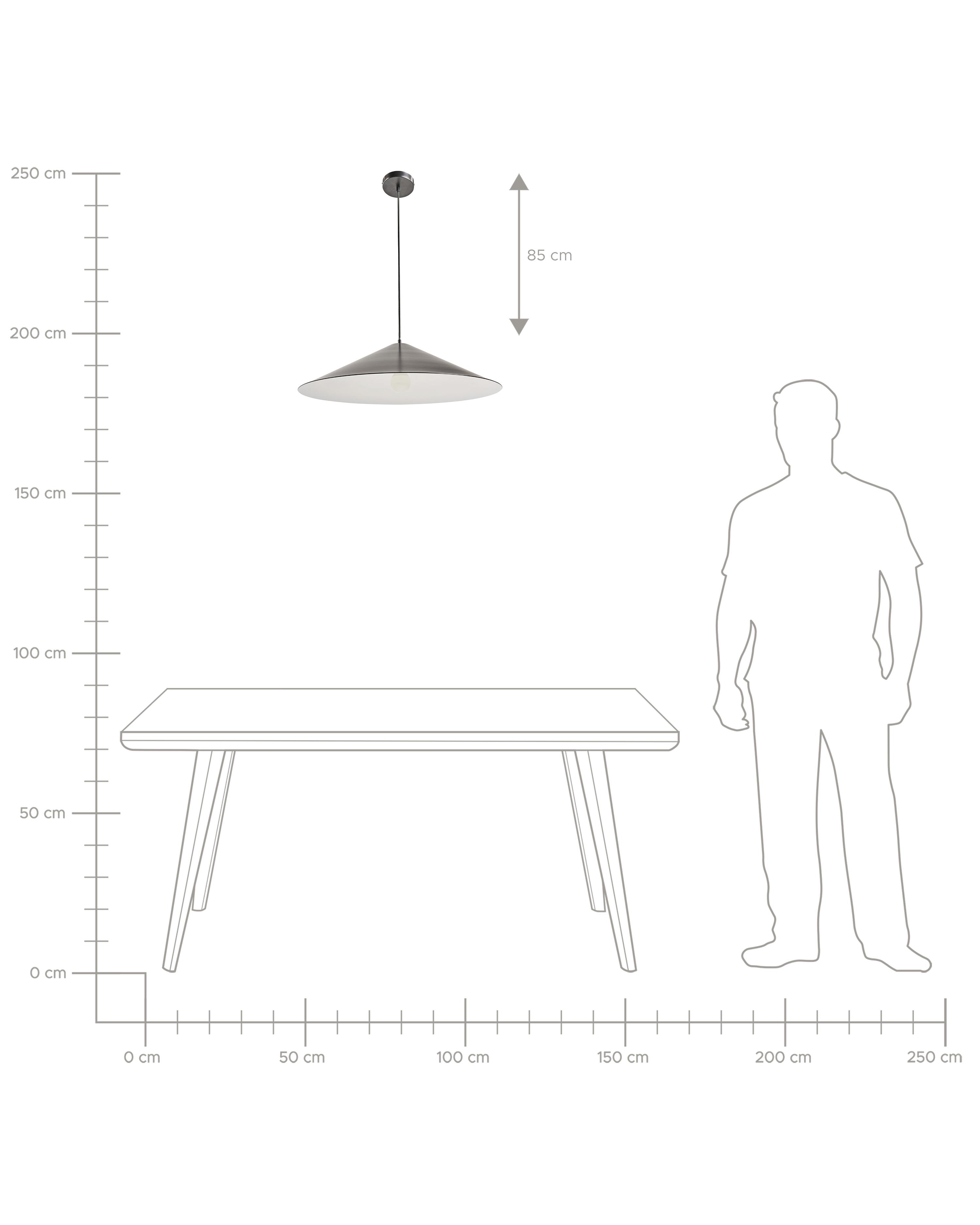Hanglamp RASPACULO Metaal Zwart