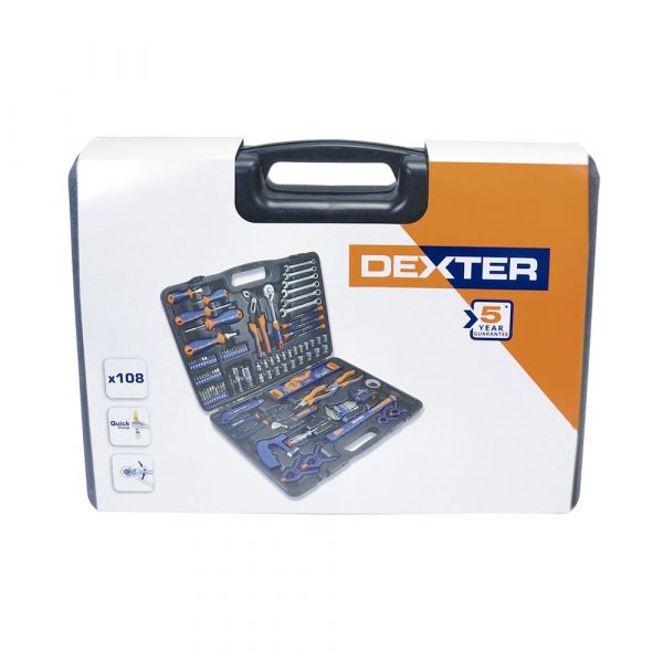 Dexter Mala de Ferramentas 108 Unidades