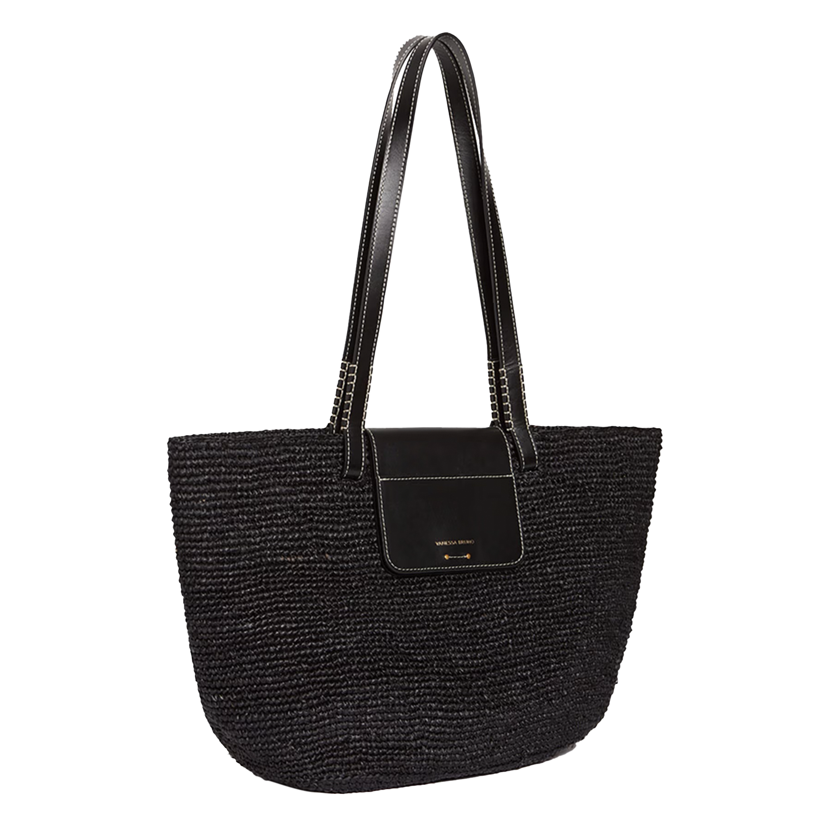 Panier en raphia | Noir