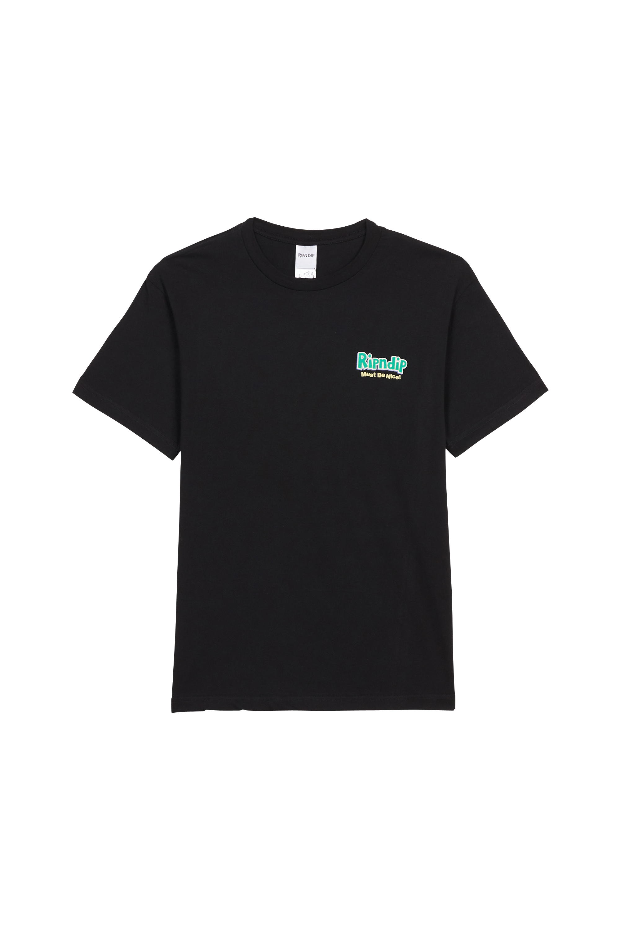 RIPNDIP T-shirt sérigraphié en coton SILLY NERM Noir