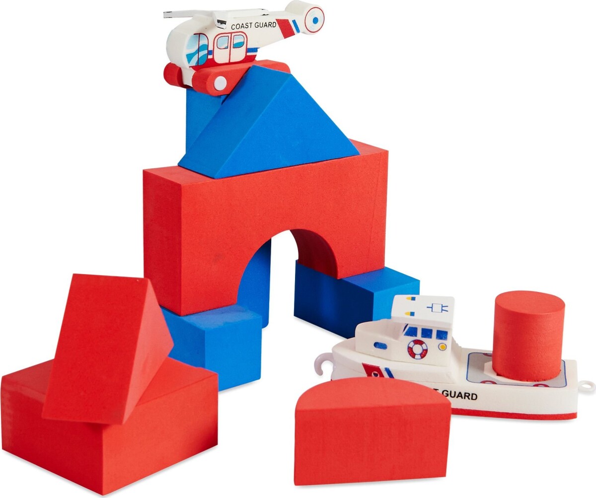 Bath Blocks - Kystvagt Båd Og Helikopter