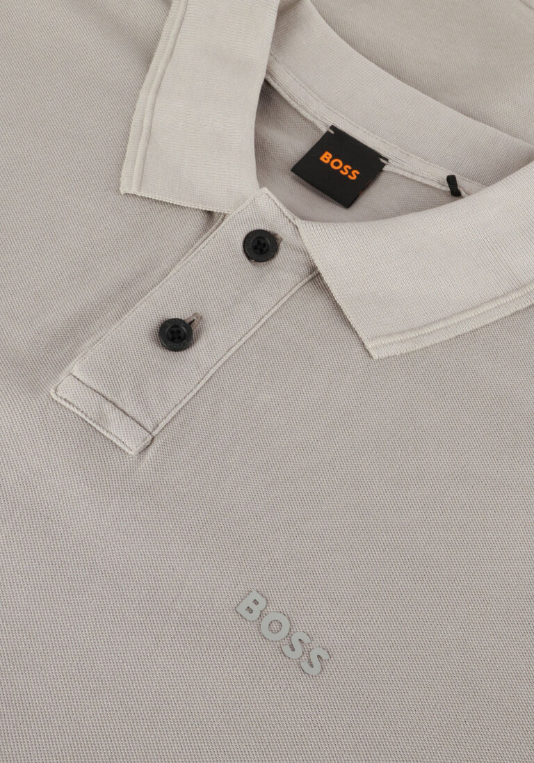 BOSS grijze boss polo prime