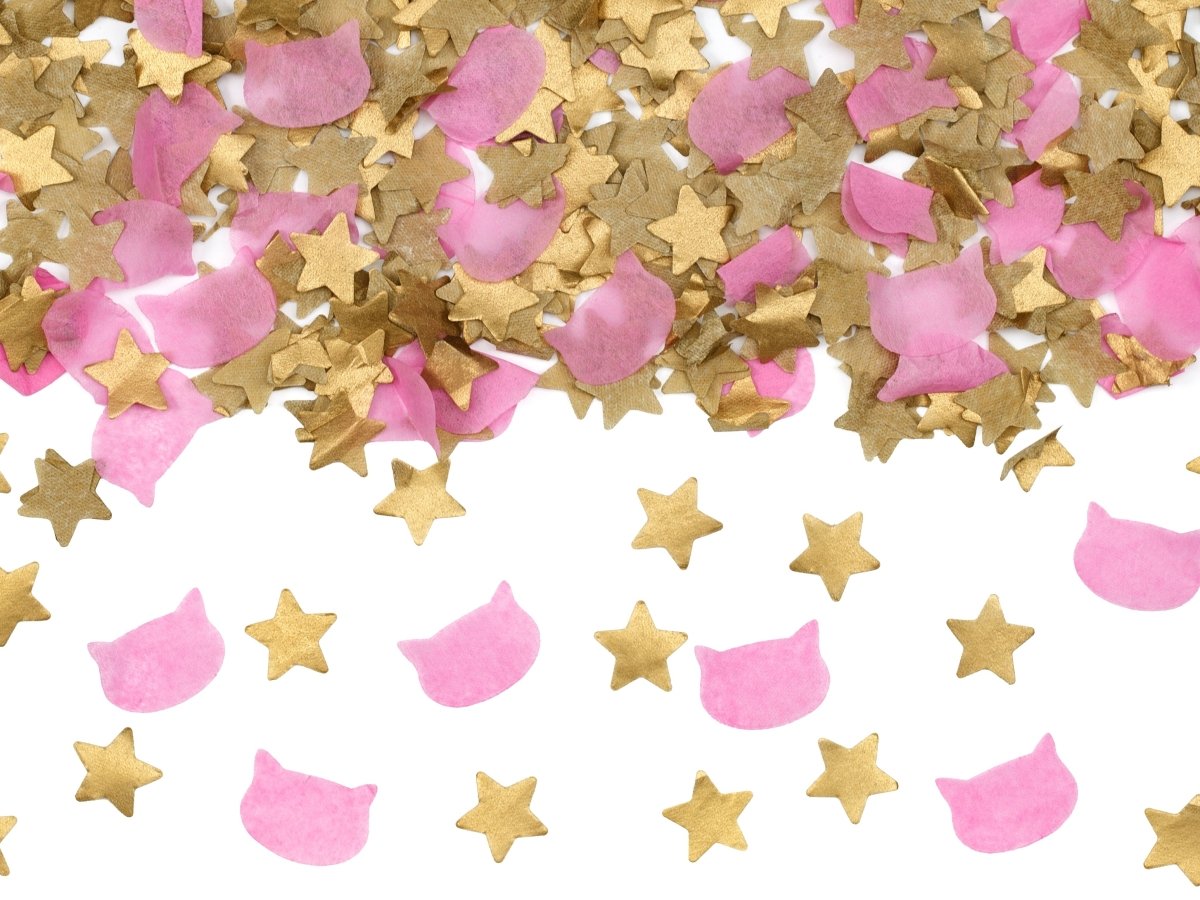 Goud Roze Confetti Kanon 20cm
