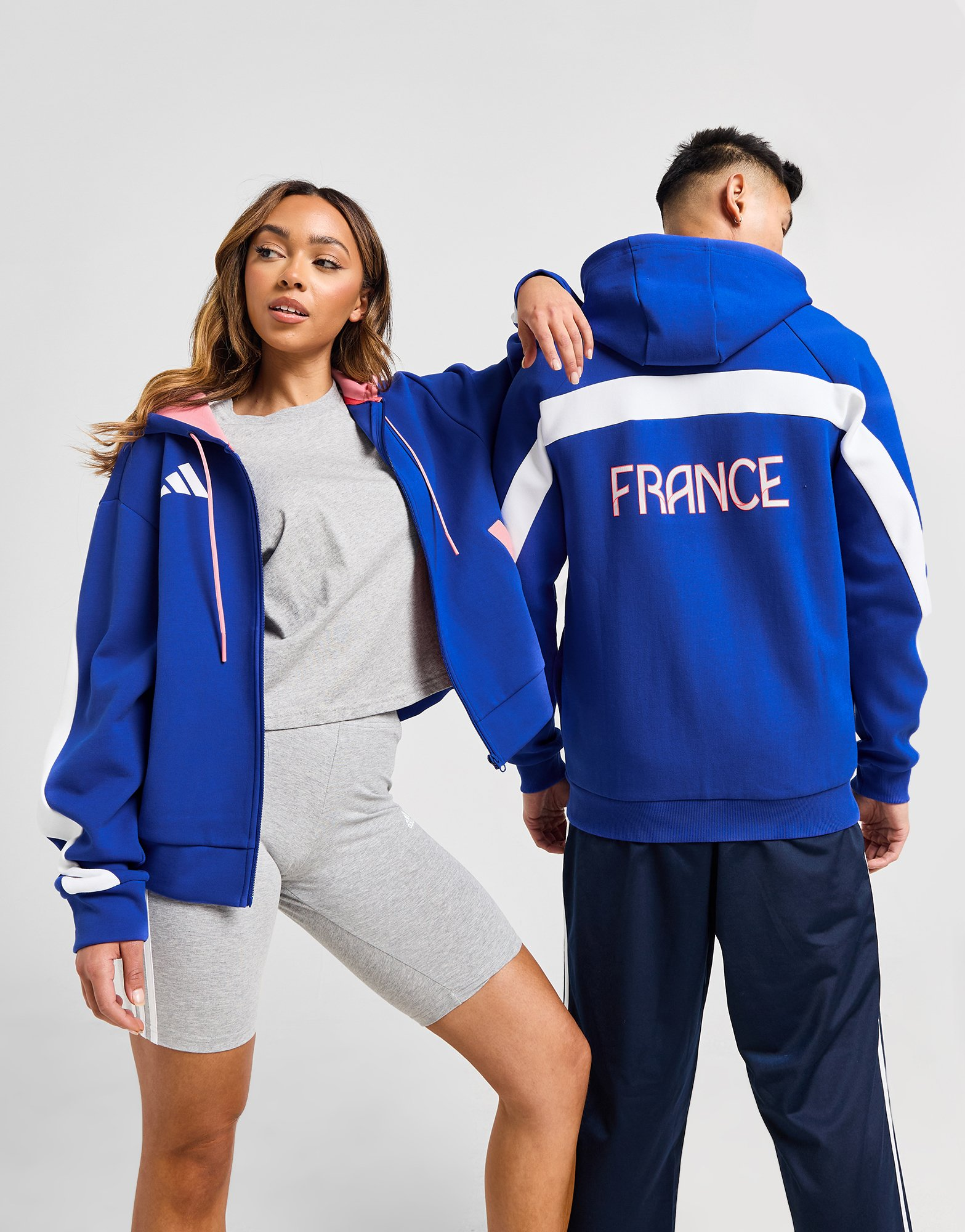 adidas Sweat à Capuche Team France Femme
