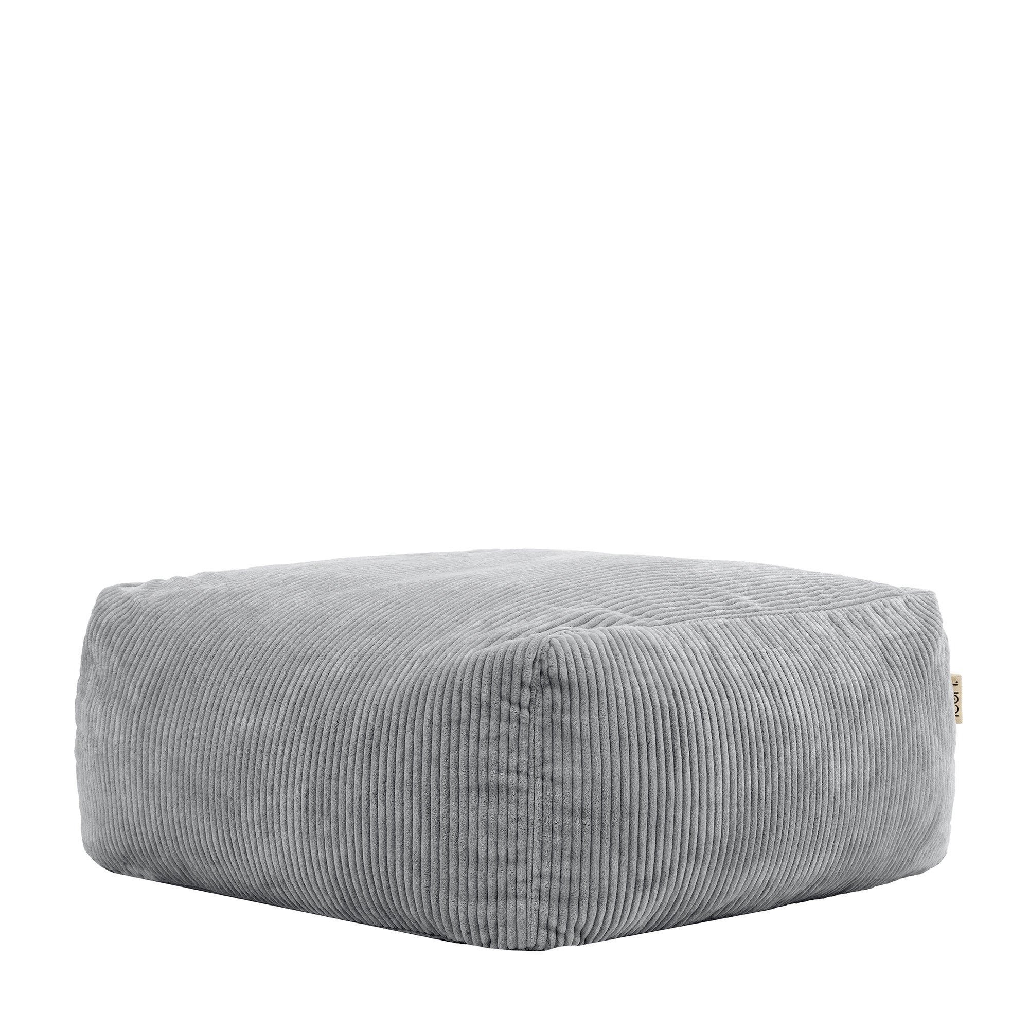 icon Zen Modulaire Bank Element - Hocker - Ribfluweel - Grijs