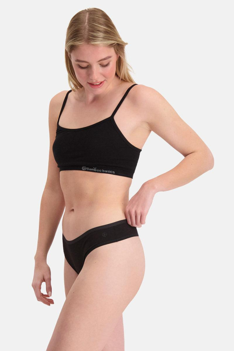 Bamboo basics zwarte dames ondergoed