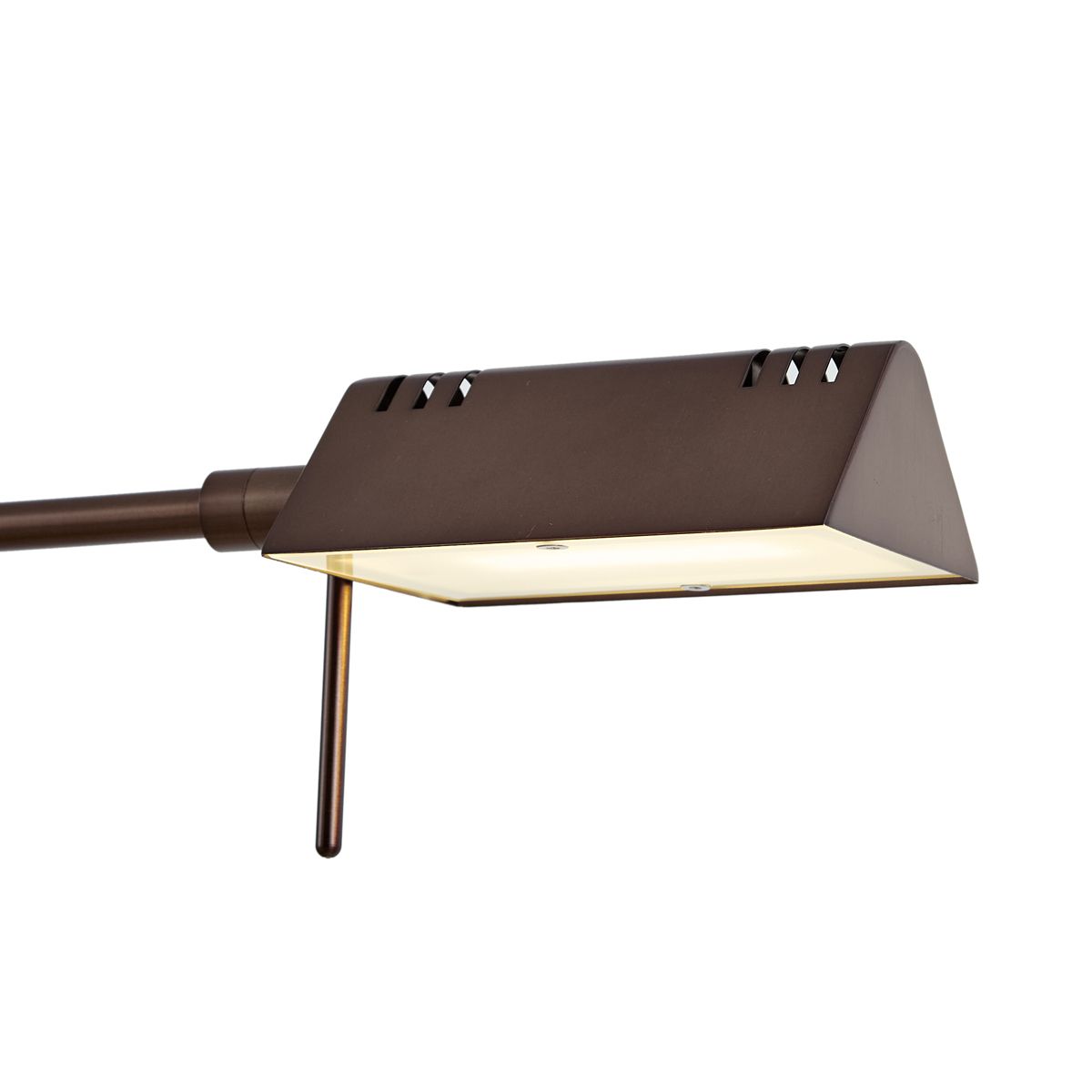 Design vloerlamp donker brons incl. LED met touch dimmer - Notia