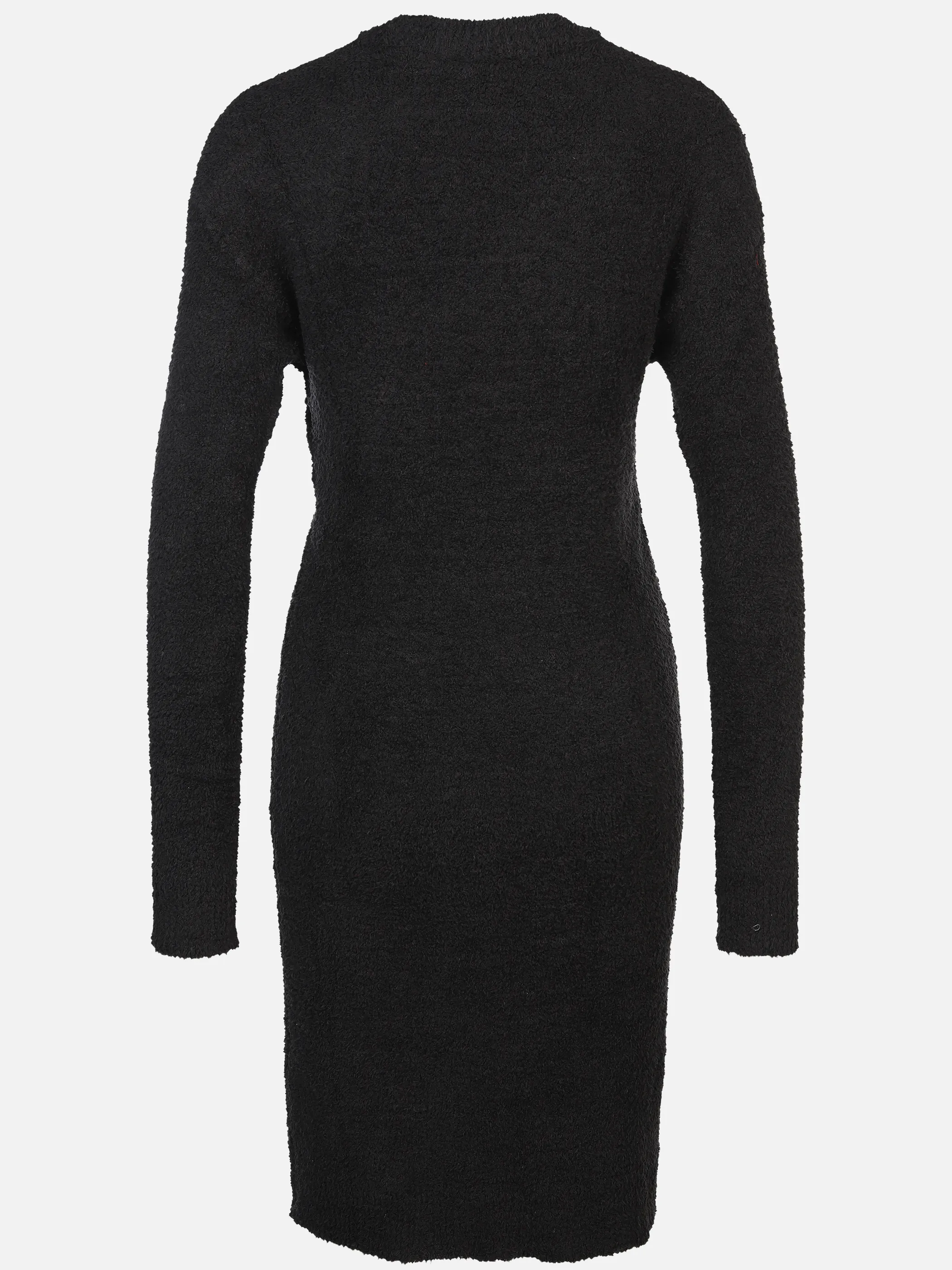 Damen Strickkleid in flauschiger Optik