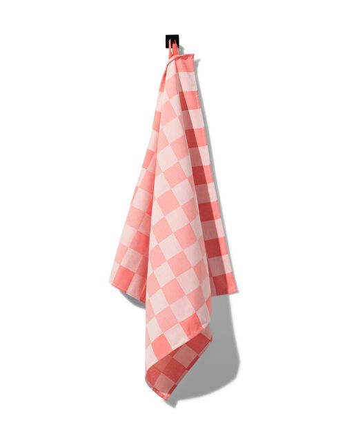 torchon 65x65 coton avec carreaux