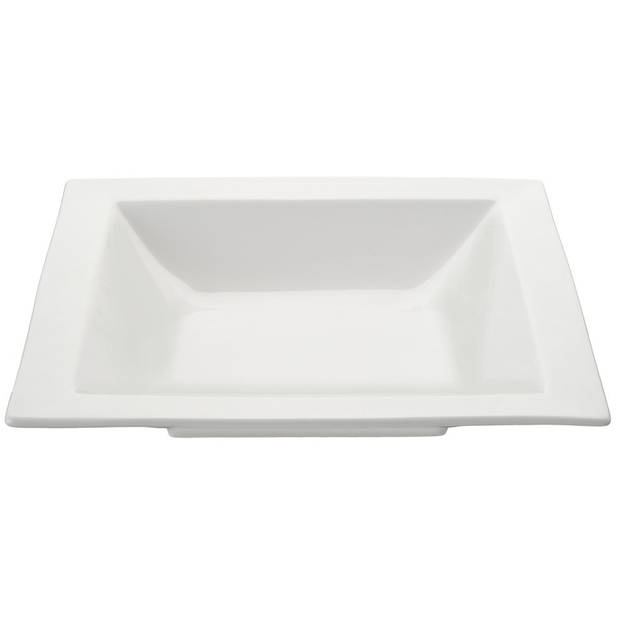 True Life diep bord - 22,5 cm - wit