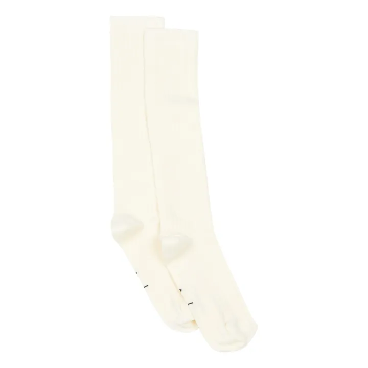 Gray Label Chaussettes Hautes Coton Bio | Crème