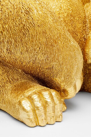 KARE DESIGN Dekofigur GORILLA goldfarbig