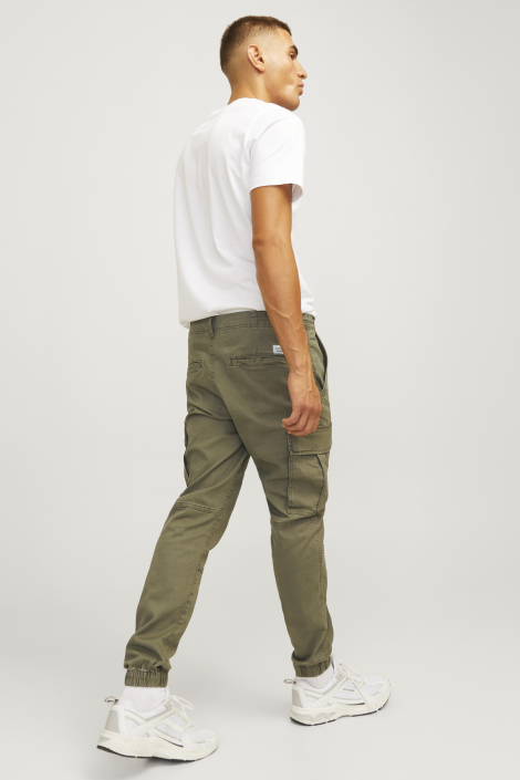 JJ Rebel groene heren broek