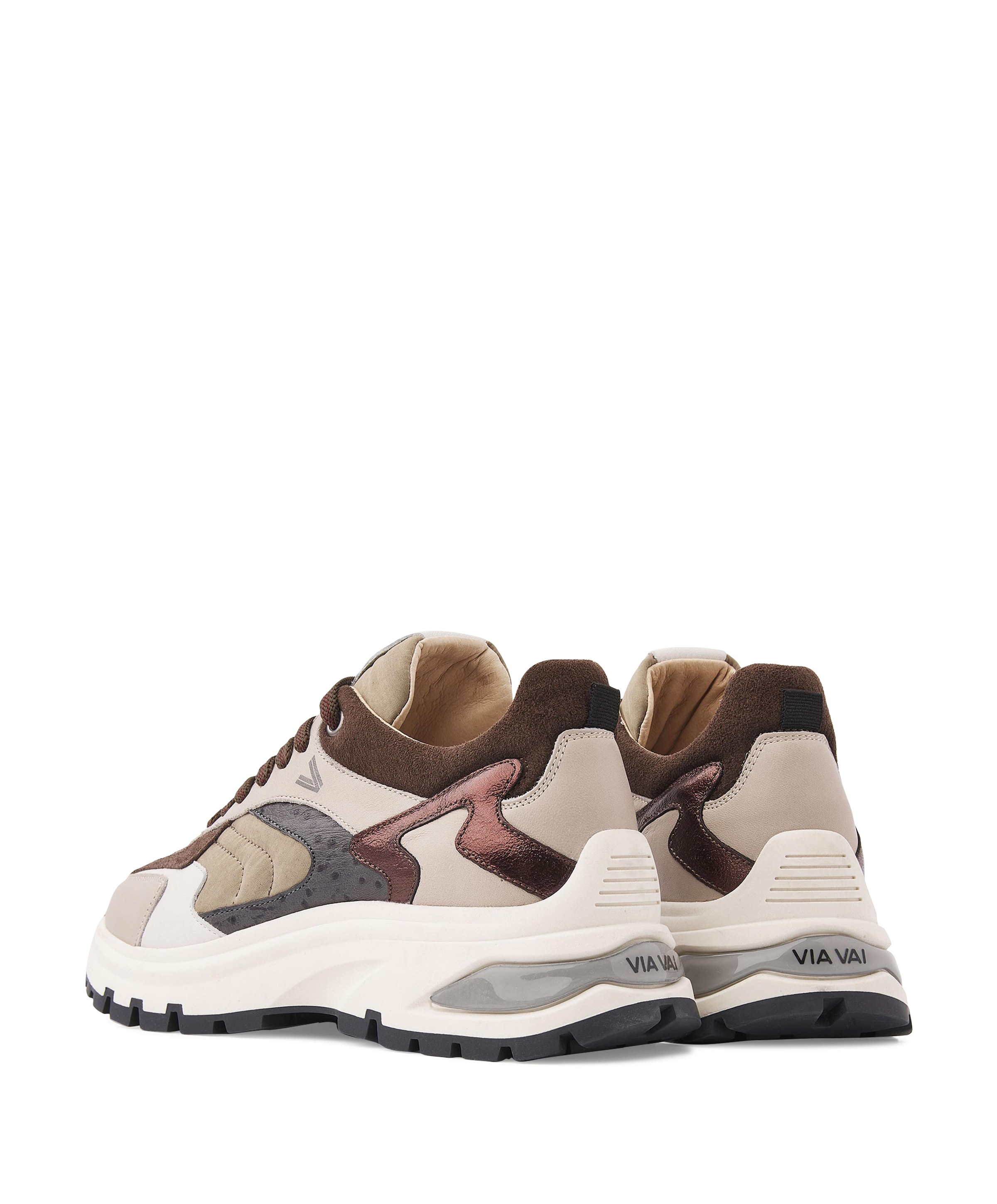 VIA VAI Liz Leighton dames sneakers beige