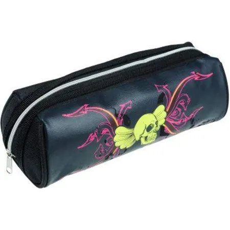 Idena Jumbo Faulenzer eckig,schwarz,Totenkopf