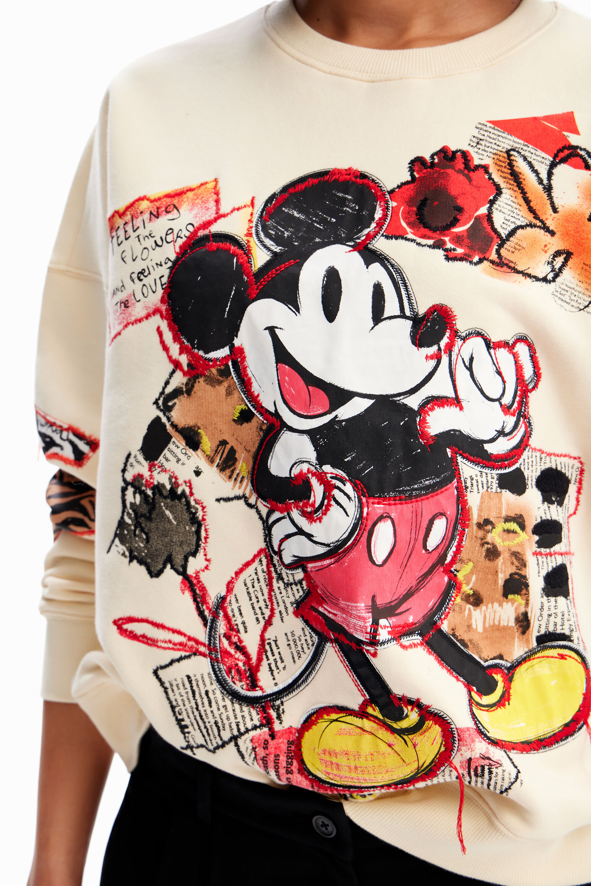 Suéter tamanho grande do Mickey Mouse