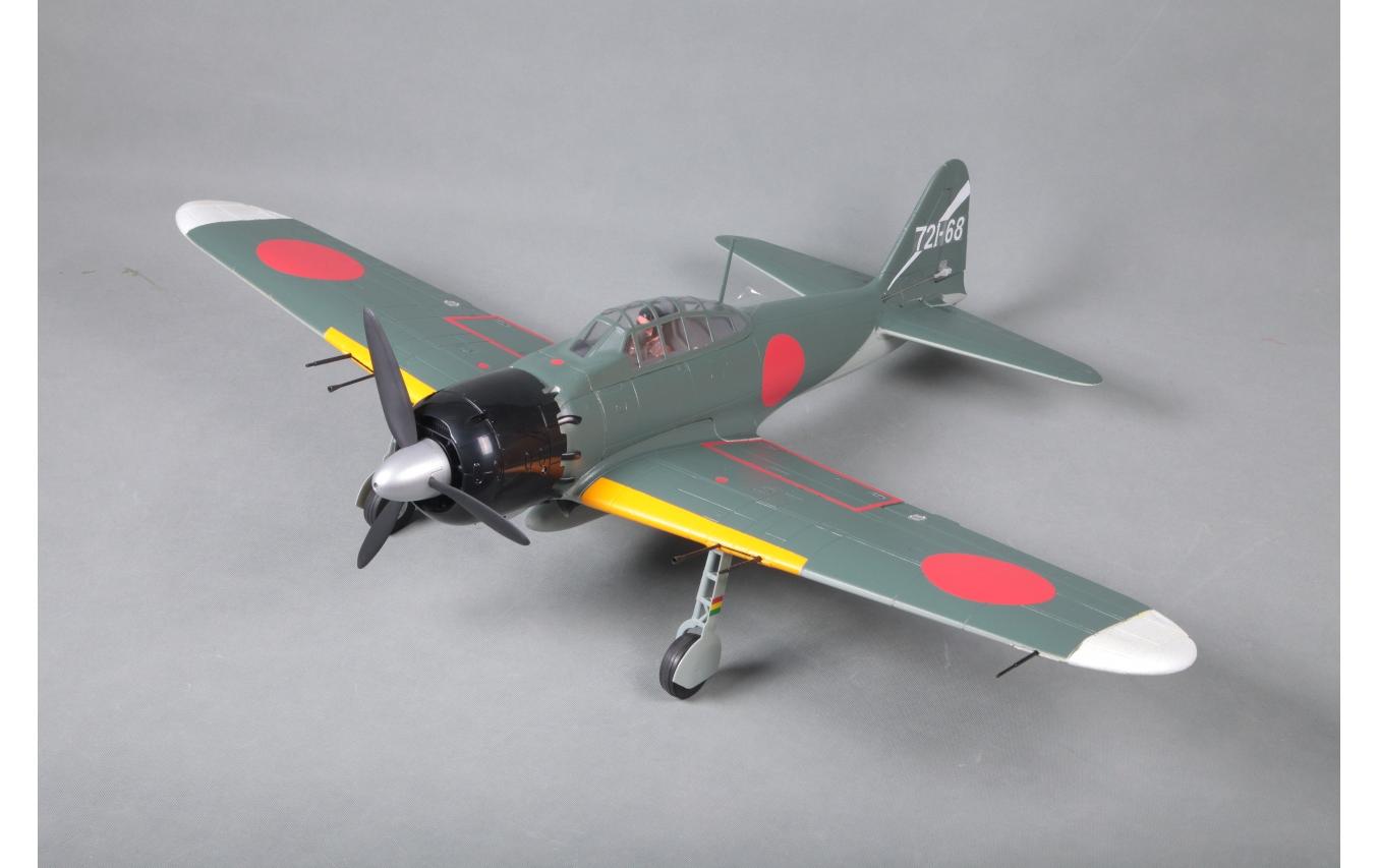 Warbird Mitsubishi Zero A6M5 1100 mm PNP<br>Japanischer Warbird mit elektrischem Einziehfahrwerk