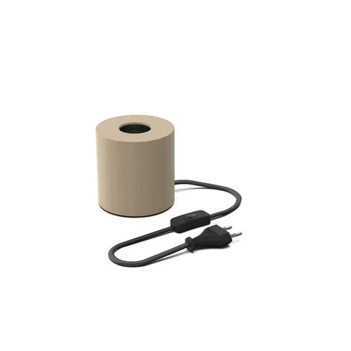 ampoule led globe xl + pied en bois E27 4W 100lm