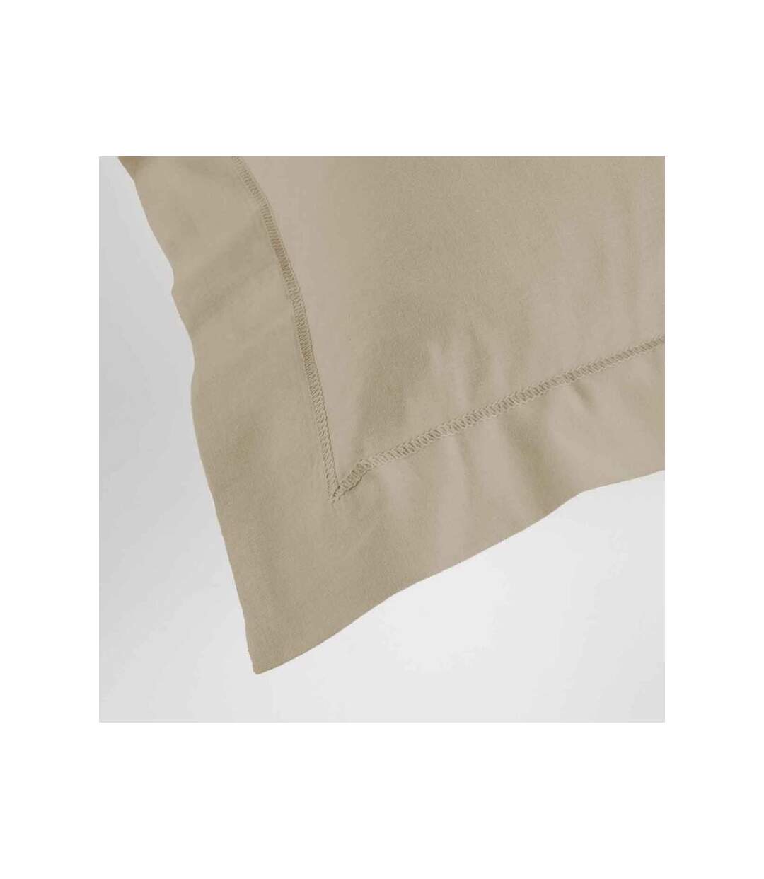 Taie d'Oreiller en Coton Bio Biolina 63x63cm Taupe