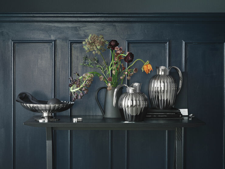 Georg Jensen BERNADOTTE DISH ON STAND, SS S›lv