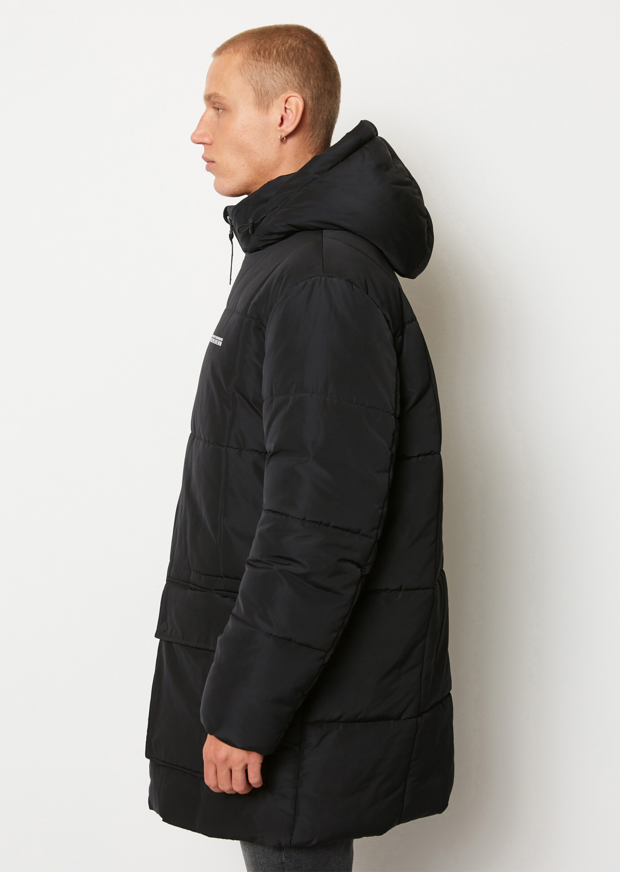 Puffer-Parka relaxed aus recyceltem Polyester
