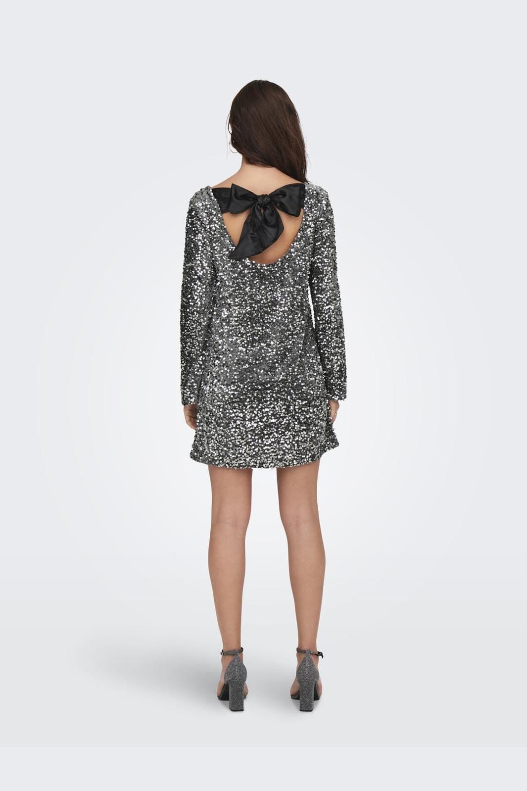 JDY Jdysara L/S Bow Sequins Dress