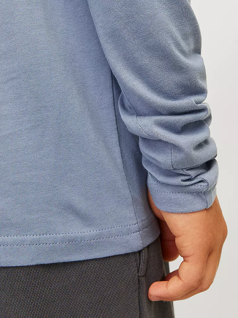JACK & JONES Jungen Langarmshirt JCOOUTDOOR hellblau