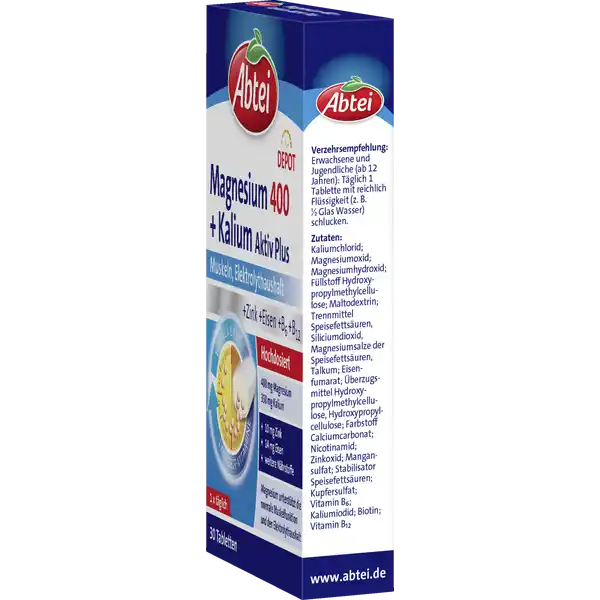 Magnesium 400 + Kalium Aktiv Plus Tabletten