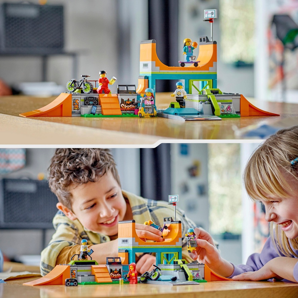 LEGO City 60364 Street Skate Park Set Skateboard Stunts Spielzeug