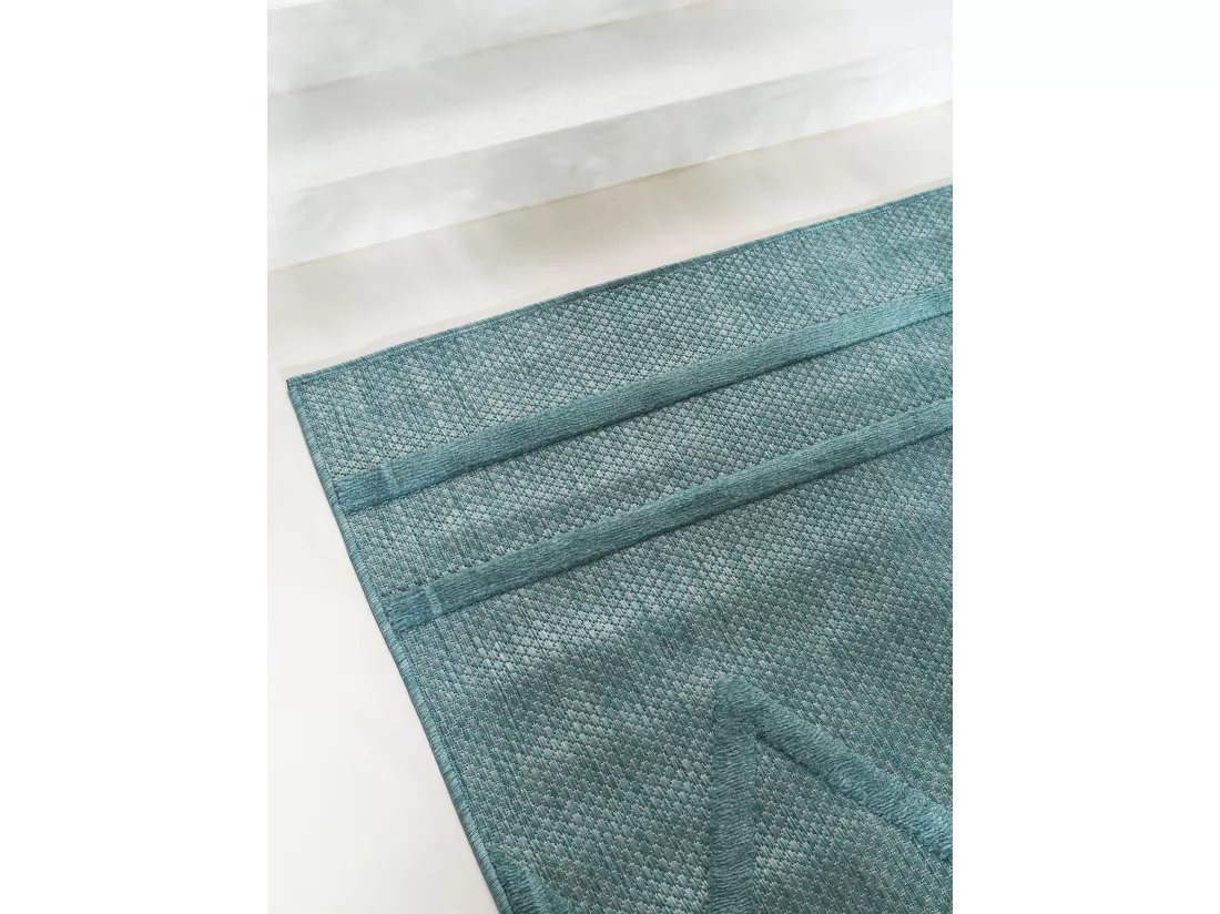 Tapis d'extérieur & intérieur Bonte Turquoise 80x150 cm