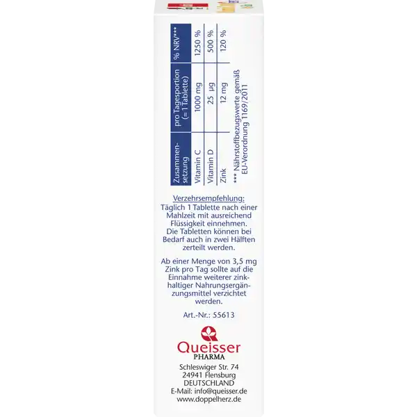 aktiv Vitamin C 1000 + D3 + Zink