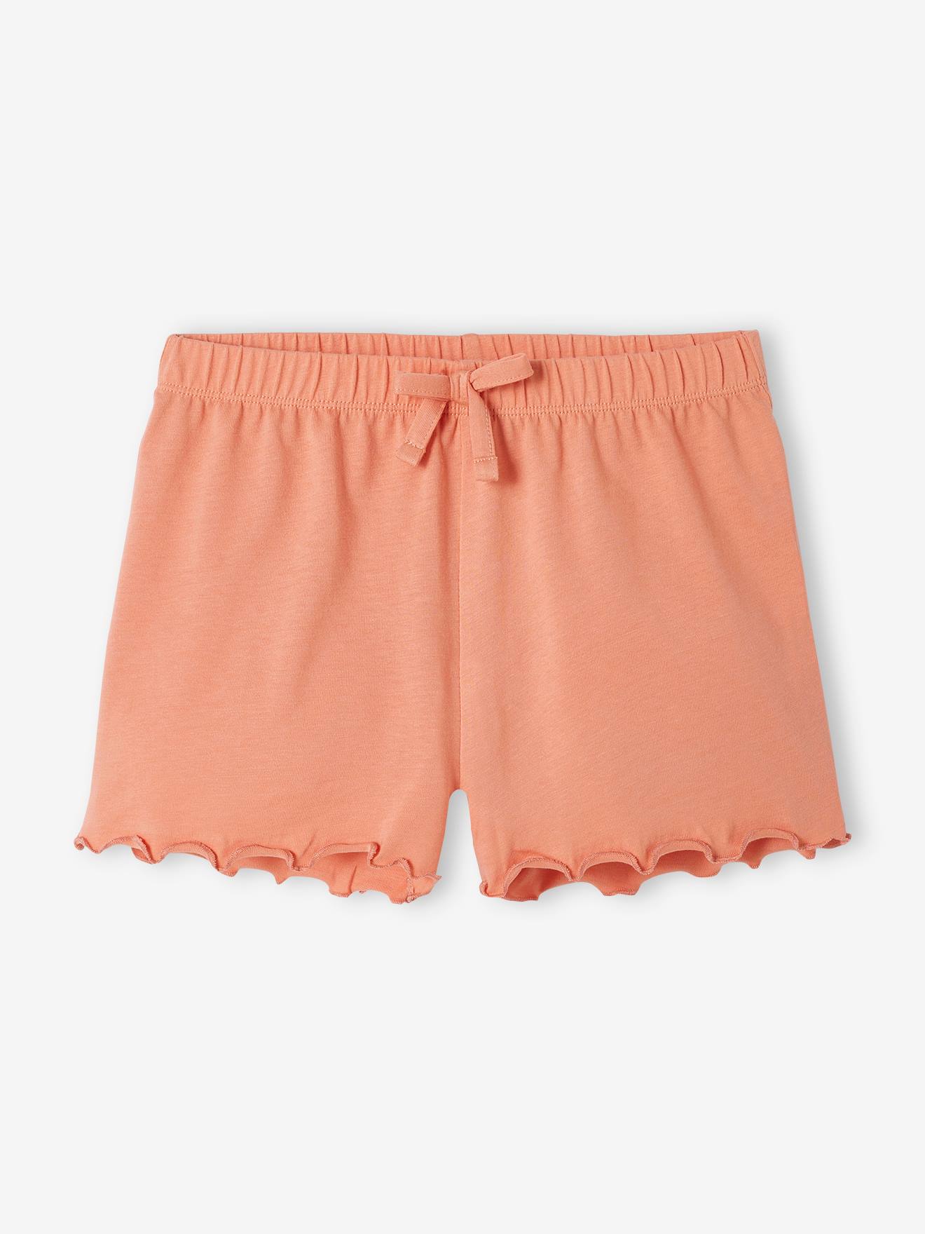 Conjunto de 2 shorts de pijama rosa para meninas