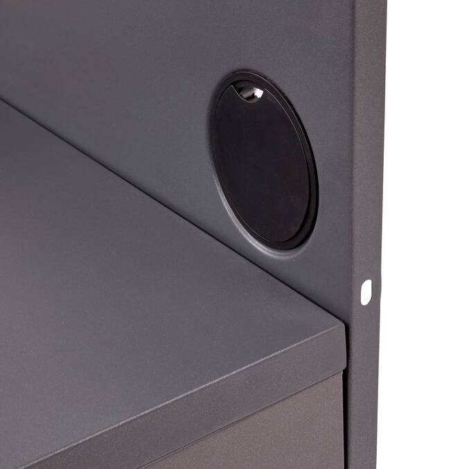Module avec étagère pour cuisine d'été OXYANA Graphite