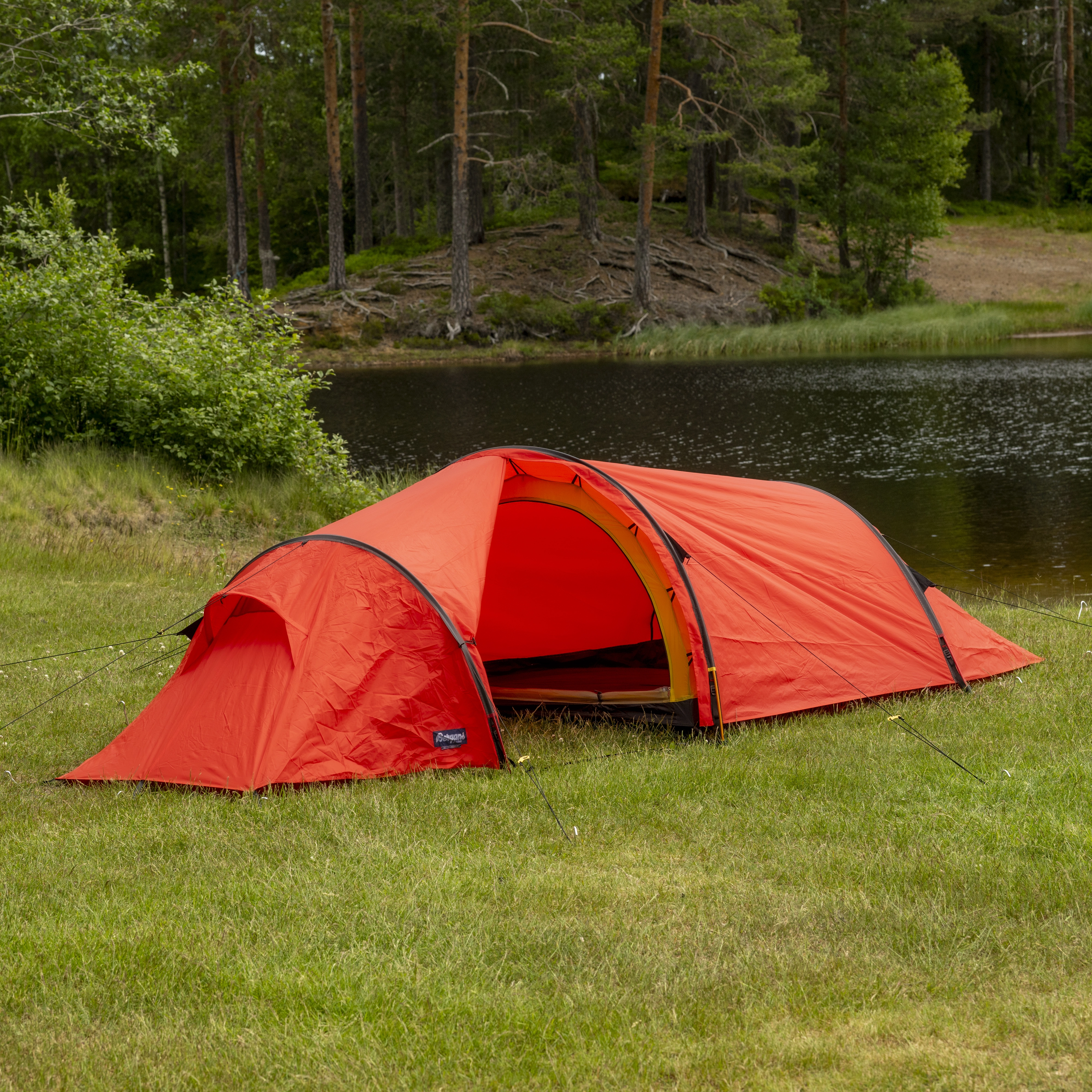 Trillemarka 3-Pers Tent Red