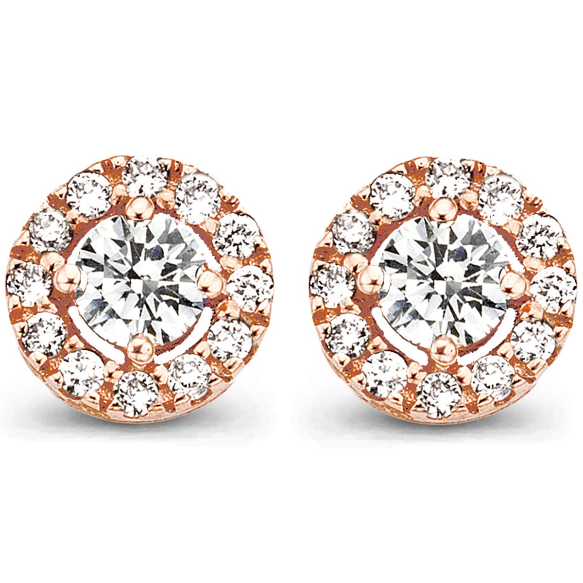 Boucles d'oreilles Brillaxis diamants or 750/1000
