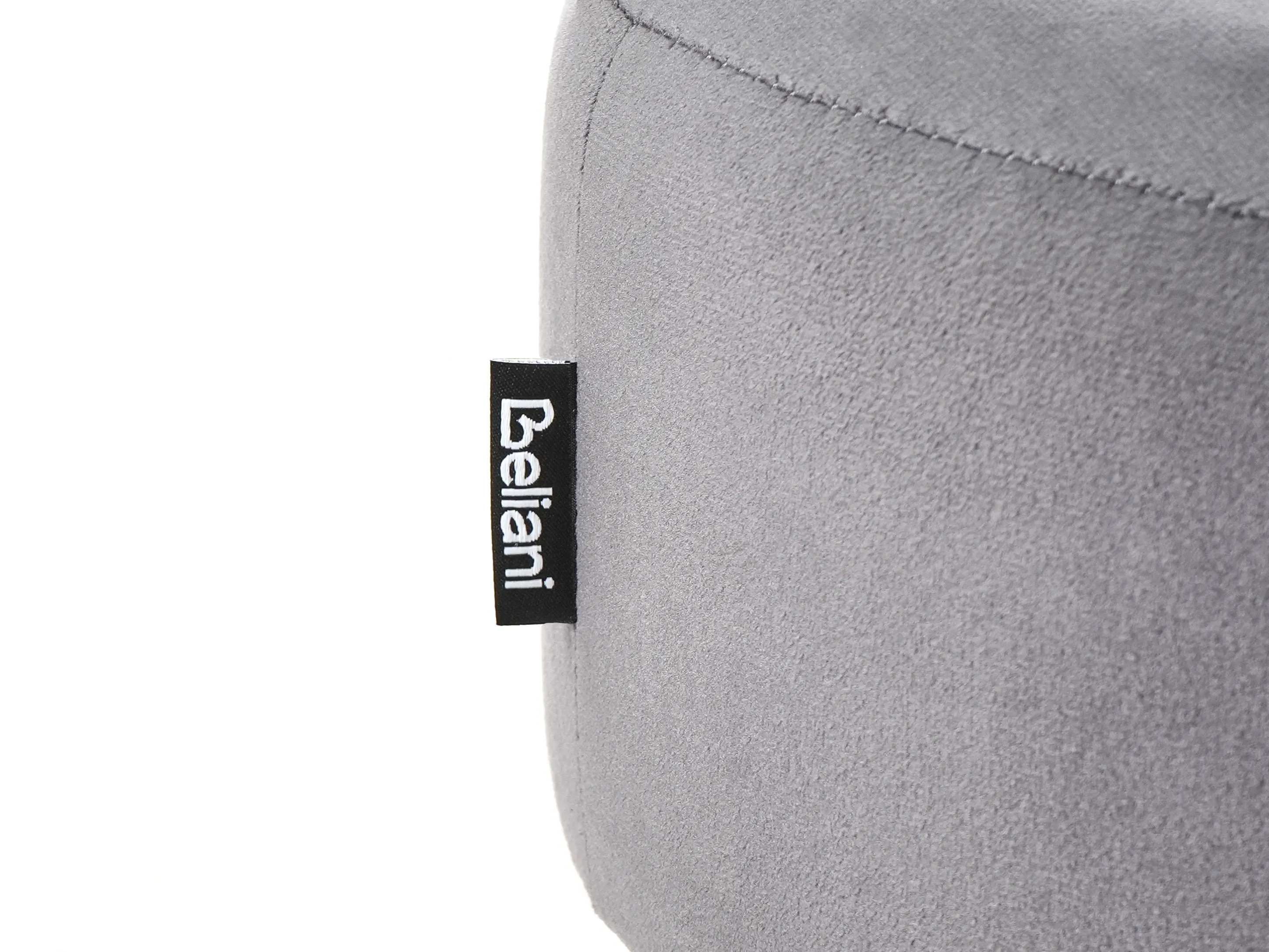 Hocker DELCO Fluweel Grijs