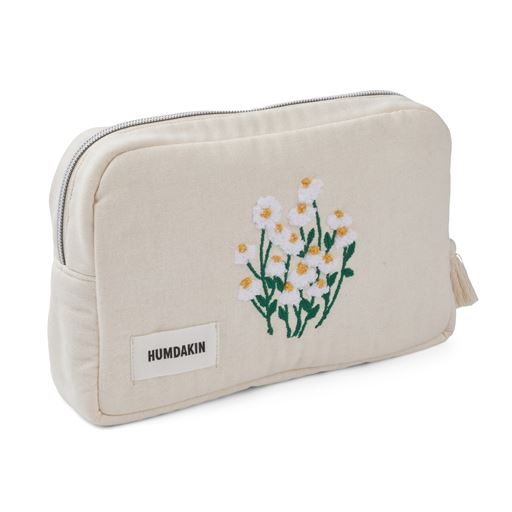 Humdakin Embroidery Toilettaske, Beige