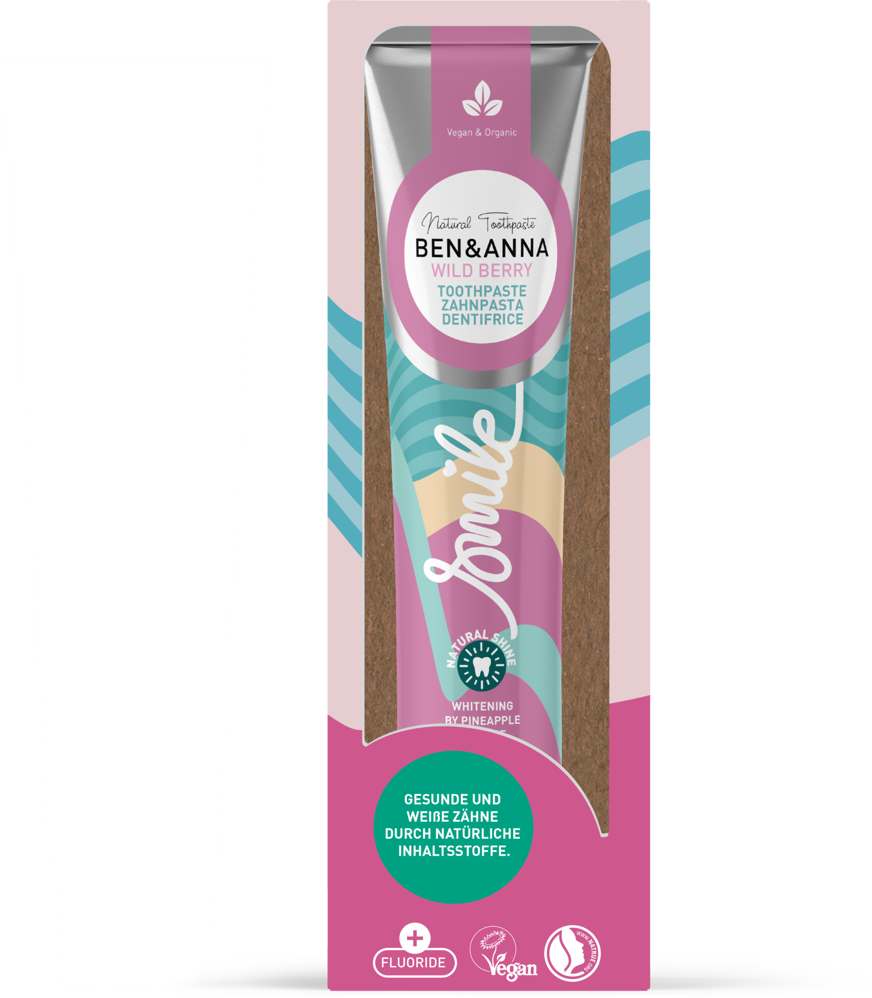 BEN & ANNA  Zahnpasta Wild Berry, 75 ml