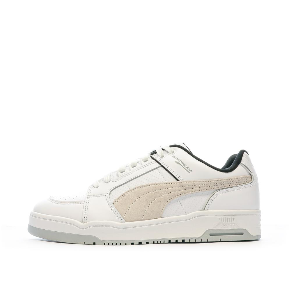 Puma Baskets Blanches/Beige Homme Puma Slipstream Retro