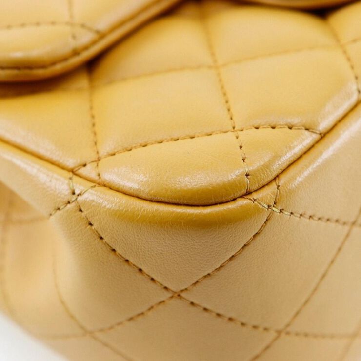 Chanel Vintage Chanel Crossbody Bag Yellow