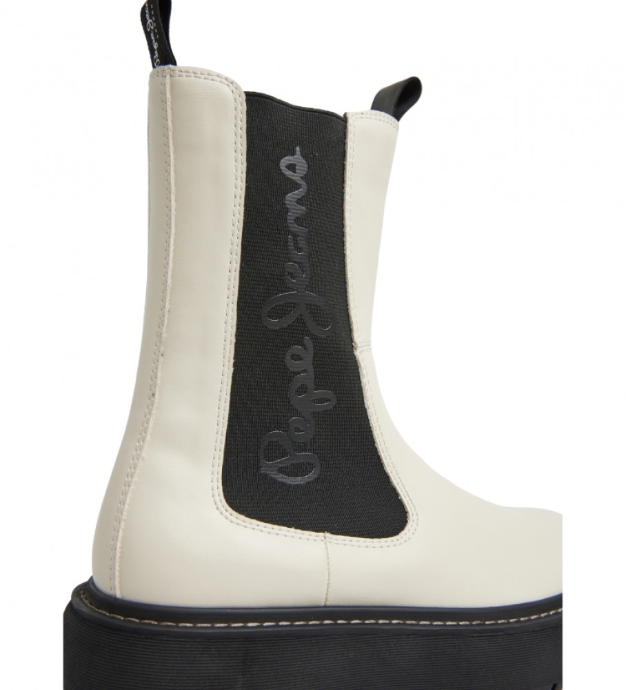 Botas Chelsea Yoko brancas da Pepe Jeans