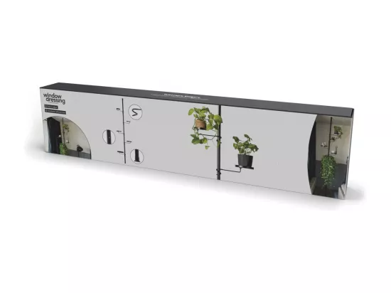 Etagère télescopique avec supports à plantes Grand modèle