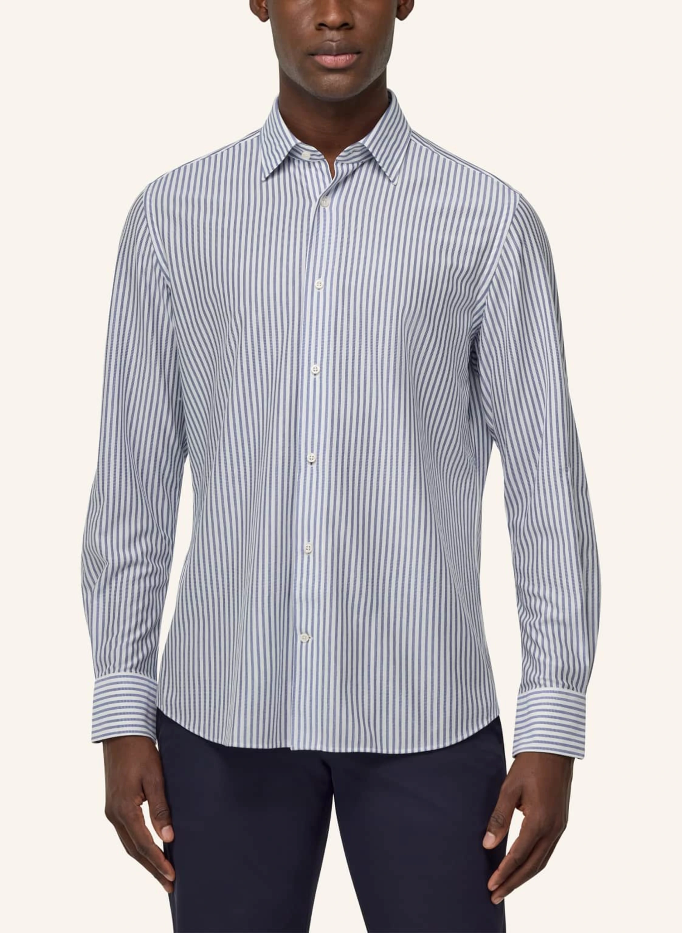 BOGGI MILANO Jerseyhemd Regular Fit